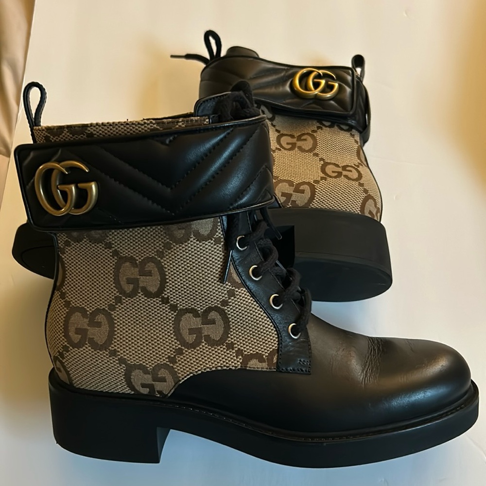 Authentic Gucci Combat Boots